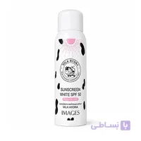 اسپری ضد آفتاب و روشن کننده شیر گاو SPF50 حجم ۱۵۰ میلی لیتر