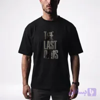 تی شرت مردانه اورسایز پنبه دورو مدل last of us