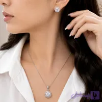 نیم‌ست زنانه نگین‌دار مدل روشنا