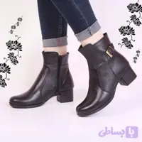 بوت چرم طبیعی زنانه تمام چرم طبیعی کد ۱۰۱۰