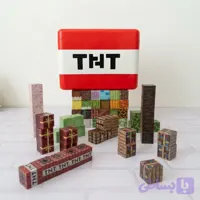 لگو مگنتی باکس tnt ماینکرفت 160 قطعه همراه 5 فیگور