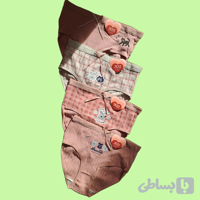 شورت زنانه عروسکی وارداتی نخ پنبه مدل میشل ست ۴ تایی | نخی با کیفیت