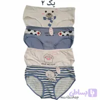 شورت زنانه عروسکی مدل گربه دلربا پک ۴ تایی | نرم، راحت و خوشگل