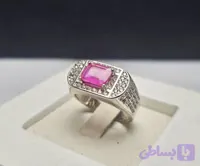 انگشتر نقره یاقوت قرمز اصلی