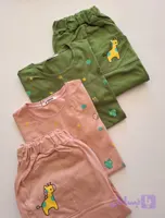 ست تیشرت و شلوار زرافه