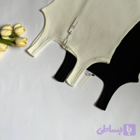 تاپ یقه خشتی پنبه کبریتی