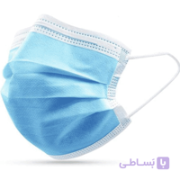 ماسک سه لایه پرستاری آبی 50 عددي