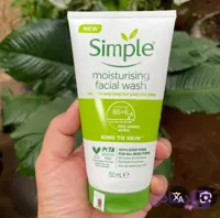شستشوی مرطوب کننده صورت سیمپل سری کایند تو اسکین حجم 150ML اصلی