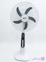 پنکه ایستاده شارژی رگال مدل RC18 سایز ۱۸ اینچ+پنل خورشیدی