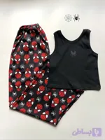 ست کراپ و شلوار بگ اسپایدر🕷️🕸️