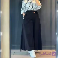 شلوار دامنی کتان بنگال جیب دار