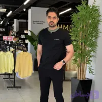 تیشرت یقه ترکیبی