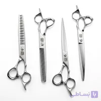 ست قیچی اینترمدیت ۷ اینچ راست‌دست برند باربد پت گستر (Barbod Pet Gostar) 100