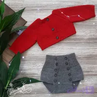 ست دو تکه کراپ و شورت دخترانه ژینا