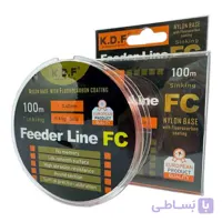 نخ ماهیگیری فلوروکربن K.D.F مدل Feeder Line FC – متراژ 100 متری