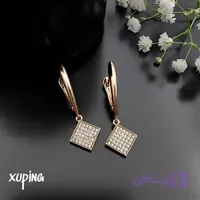 گوشواره طرح مربع ژوپینگ