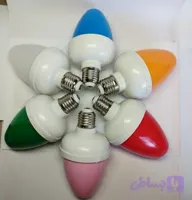 لامپ بلوطی رنگی چیپست رنگی
