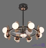 پنکه سقفی لوستر دار مدل8519