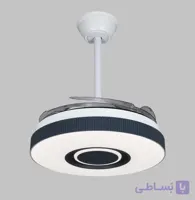 پنکه سقفی لوستر دار تاشو مدل68164