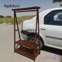رگال لباس چوبی دوطبقه تاجدار