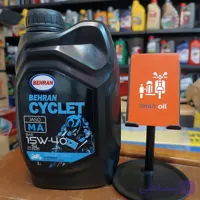 روغن موتورسیکلت بهران BEHRAN 15W40 SL 1L MA Semi Syn