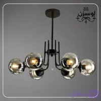لوستر آویز مدل مولکول 6 شعله