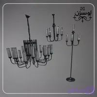 ست لوستر 20 شاخه ای + آباژور کنار سالنی + لوستر مینیمال آشپرخانه ای
