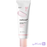 ضد آفتاب تون آپ صورتی مدیکیوب Medicube PDRN Pink Tone Up Sun Cream SPF50+ PA++++ حجم 50 میلی لیتر