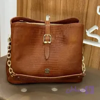 کیف دوشی زنانه چرم طبیعی قهوه‌ای + عسلی + مشکی