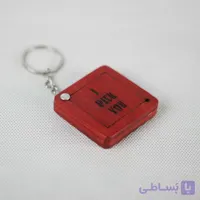 جعبه پیک چوبی طرح مربع قرمز
