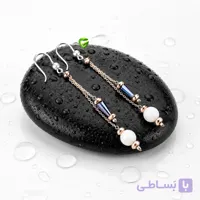 گوشواره نقره توپی کد2596