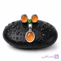 نیمست نقره عقیق کد2617