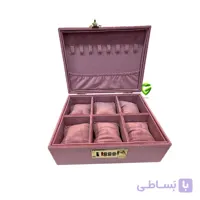 جعبه ساعت صورتی کد2574