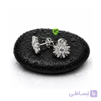 گوشواره نقره گل1 کد2568