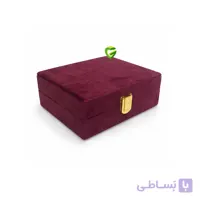 جعبه سکه زرشکی کد2615