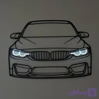 تابلو نئون بی ام و