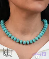 گردنبند سنگ فیروزه رزالیا کد 3105