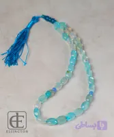 تسبیح عقیق آبی 33 دانه کد B101