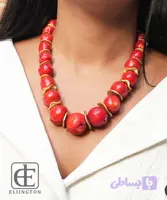 گردنبند سنگ مرجان استرالیا کد 3016