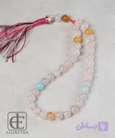 تسبیح زرکوارتز 33 دانه کد B111