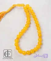 تسبیح عقیق زرد 33 دانه کد B110