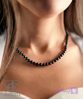 گردنبند سنگ اونیکس سایز 6 کد 3083