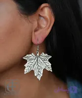 گوشواره ورشو مدل برگ پاییز کد 2070