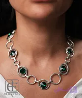 گردنبند ورشو طرح SWAROVSKI کد 2027