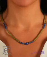 گردنبند سنگ لاجورد مدل مایا کد 3153
