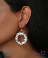 گوشواره ورشو مدل دایره کد 2085