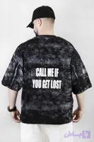 تیشرت باکسی CALL ME IF YOU GET LOST پنبه دو نخ _ مدل om16 (کد 9WFZF)