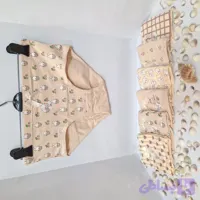 شورت نخ پنبه جلوچاپ عروسکی سایز 2XLبرند چیچی