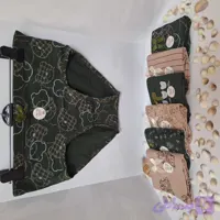 شورت نخ پنبه کش مخفی تمام چاپ 3XL زنانه چیچی