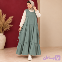 سارافون بلند چین دار مدل ماهورا | کد 6071